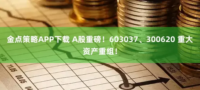 金点策略APP下载 A股重磅！603037、300620 重大资产重组！